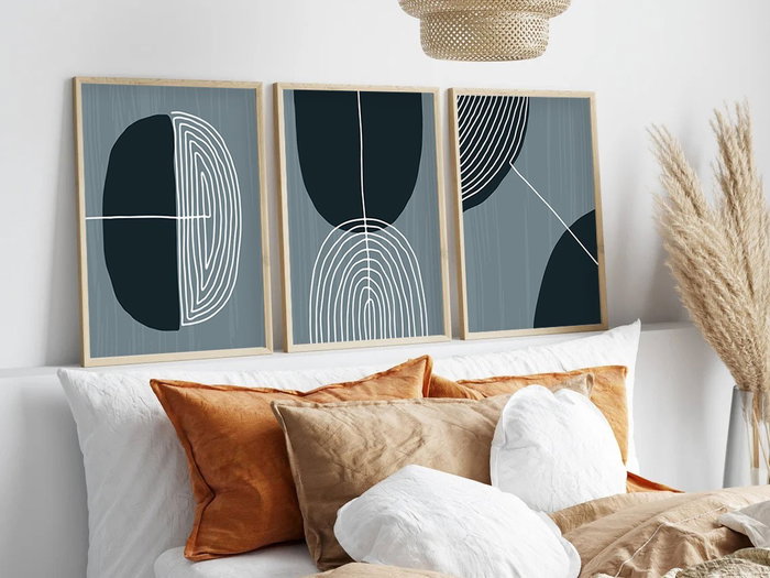 Wallity Huhu214 Cuadro Decorativo Enmarcado 50 x 70 cm (3 Piezas) Wallity Huhu214 Cuadro Decorativo Enmarcado 50 x 70 cm (3 Piezas)